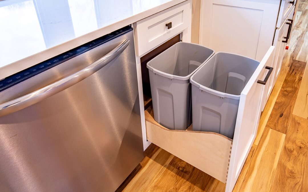 Kitchen MUST HAVE Features: Pull-Out Trash Can Drawer