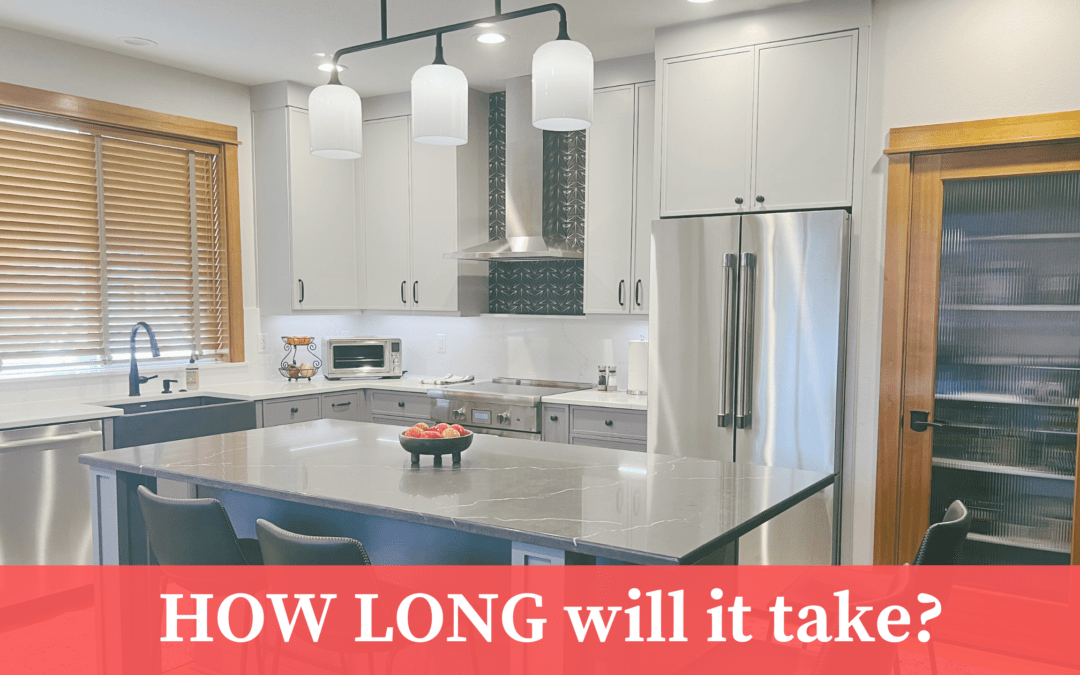 How long will it take to design my new kitchen or bath?