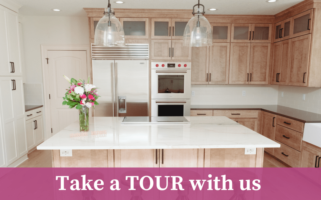 Take a TOUR with us: Kitchen, powder room, living and mudroom