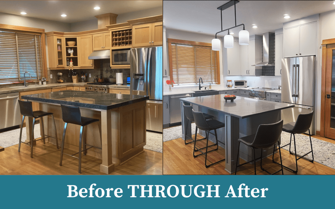 Before THROUGH After: A renovation from start to finish